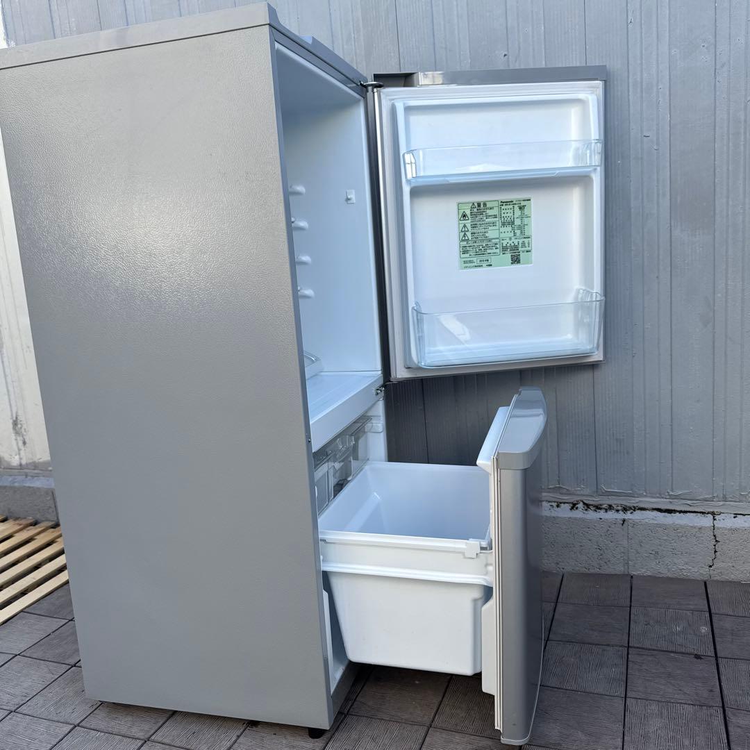 Panasonic 138L パーソナル冷蔵庫 2ドア 霜取り不要 シルバー - メルカリ