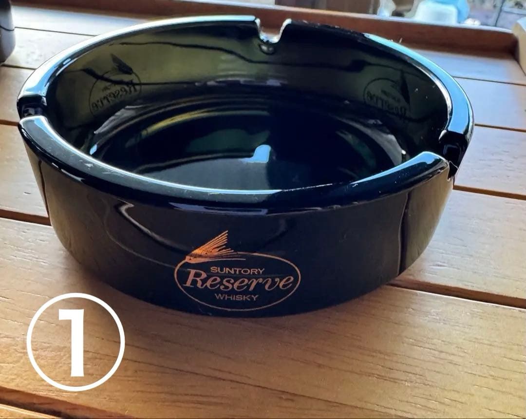 昭和レトロ】サントリー(Suntory)リザーブ 灰皿 - メルカリ
