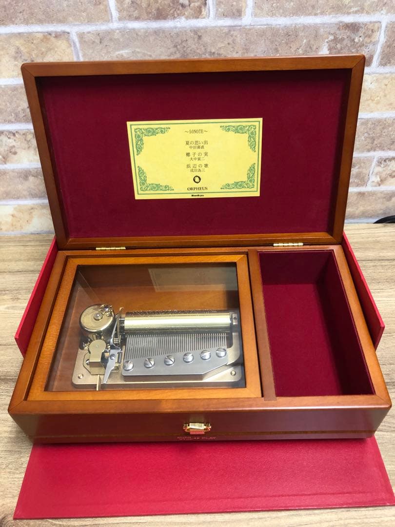 極美品】SANKYO ORPHEUS サンキョー オルゴール 50NOTE - メルカリ