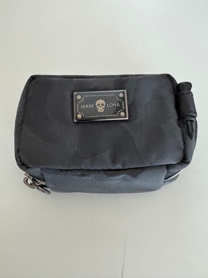 ［新品・未使用］MARK & LONA ボールポーチ ブラック　迷彩柄 MARK&LONA - 【26SS】 G.O.D UTILITY BALL CASE / シンセティック