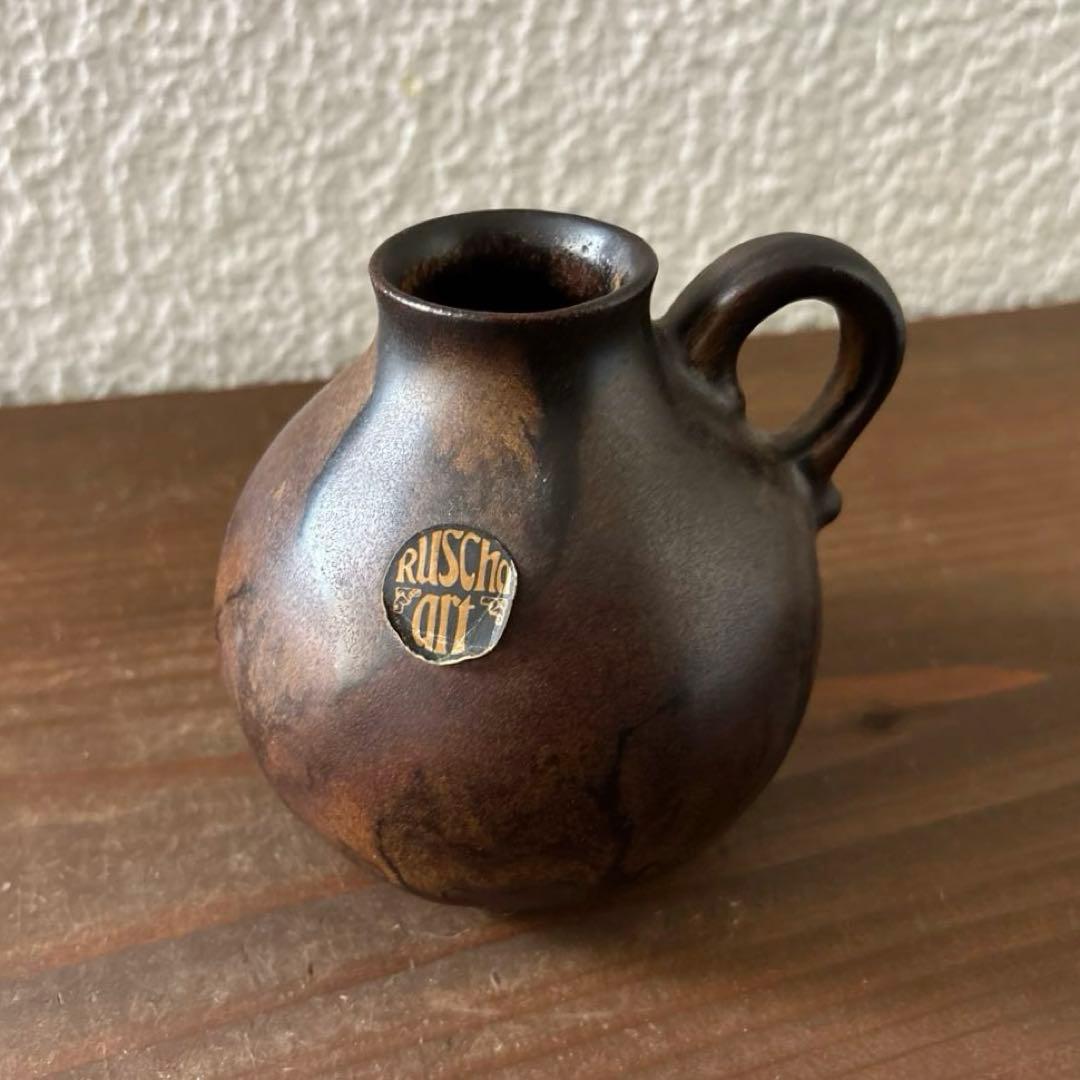 FAT LAVA ファットラバ ヴィンテージ花器 ドイツ花瓶 11cm - メルカリ