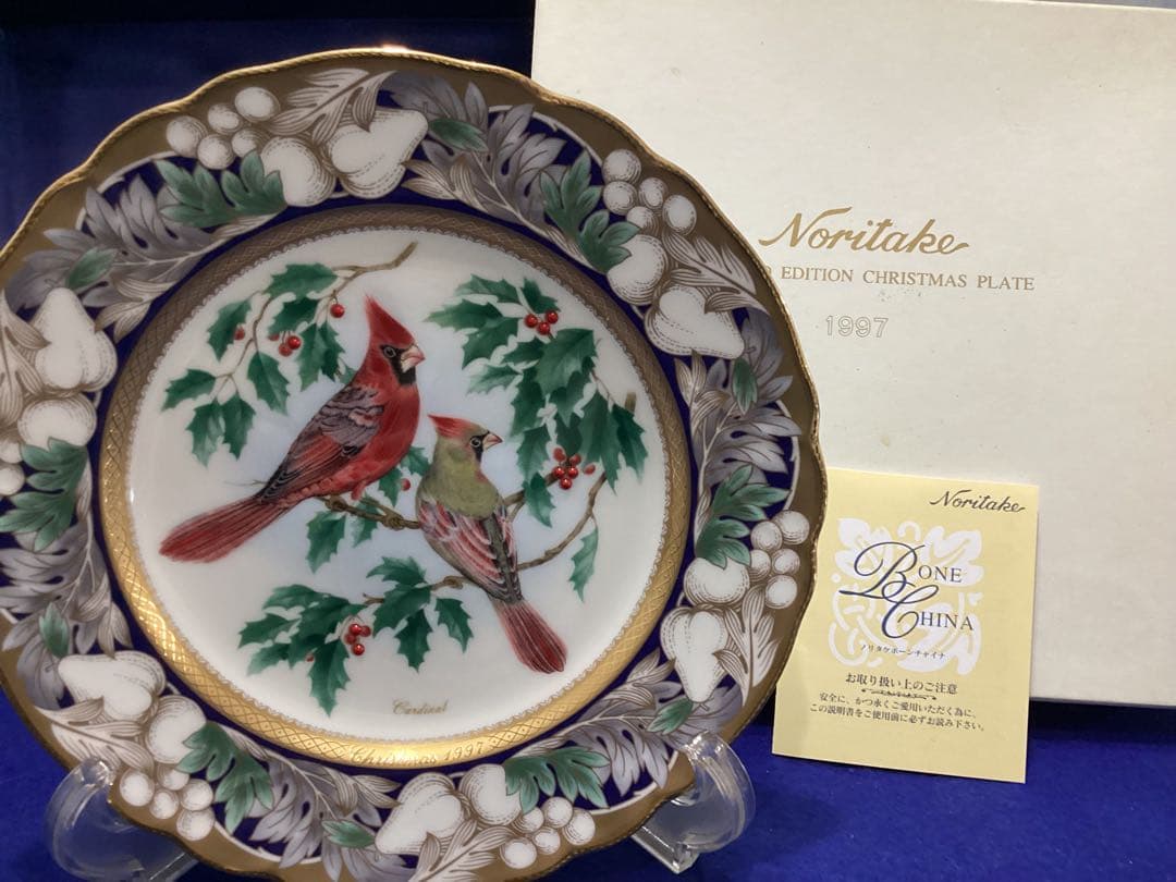 ノリタケ 1997年 3000枚限定品 希少品鳥柄