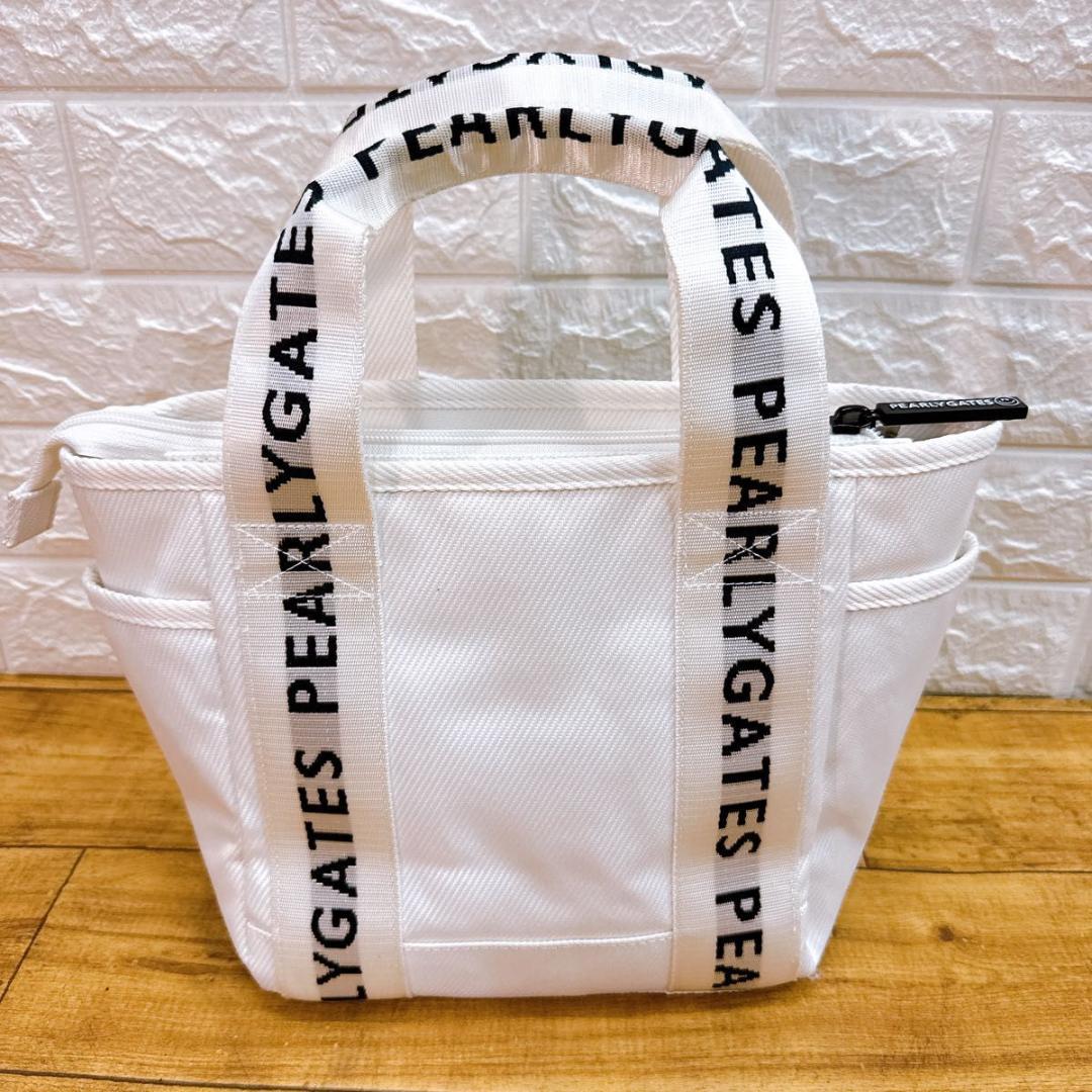 PEARLY GATES ゴルフ カートバッグ 白 パーリーゲイツ トートバッグ