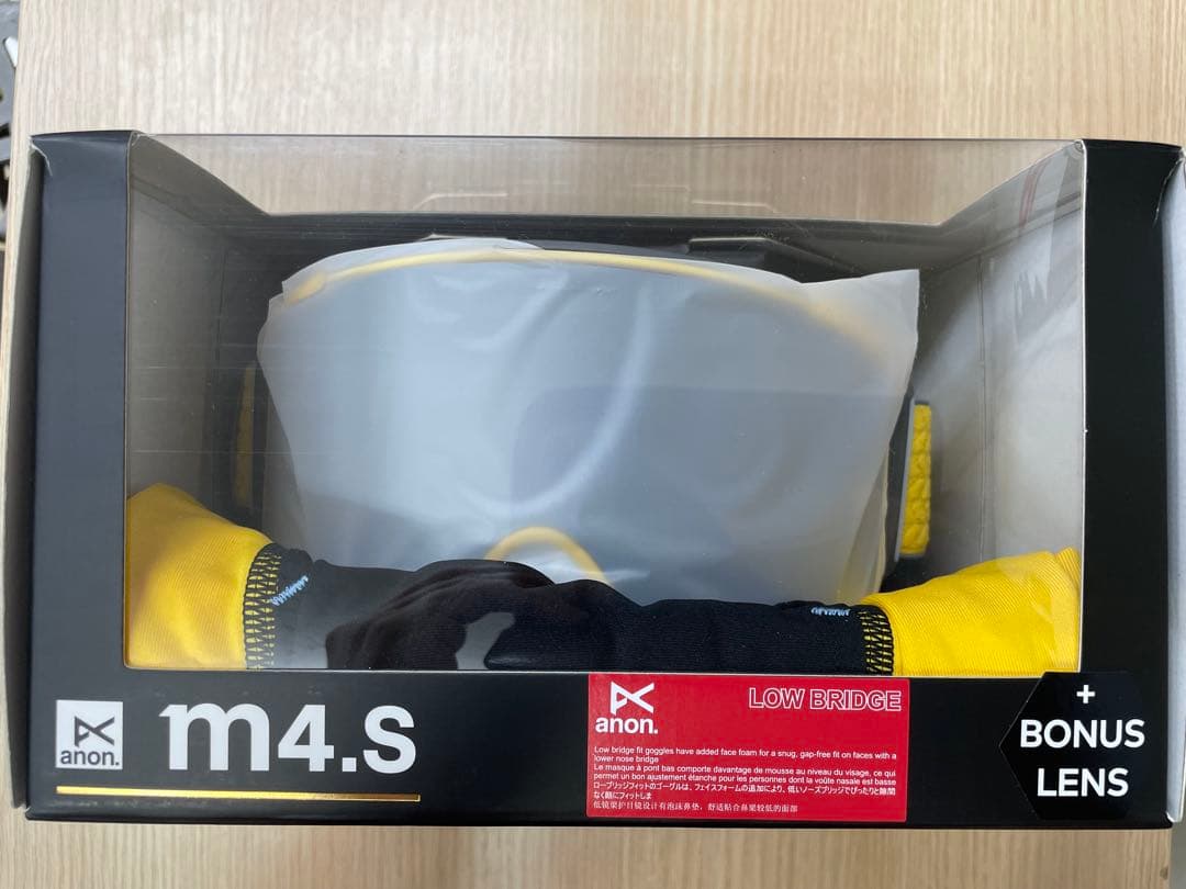 スキー・スノーボードアクセサリー anon. 24-25 M4S GOLDEN anon スノーボード スキー ゴーグル アノン ANON M4 Cylindrical Low