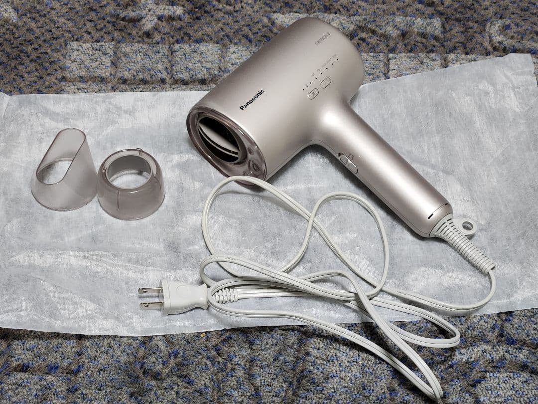 ジャンク品PanasonicヘアドライヤーナノケアラベンダーピンクDH-NAOJ