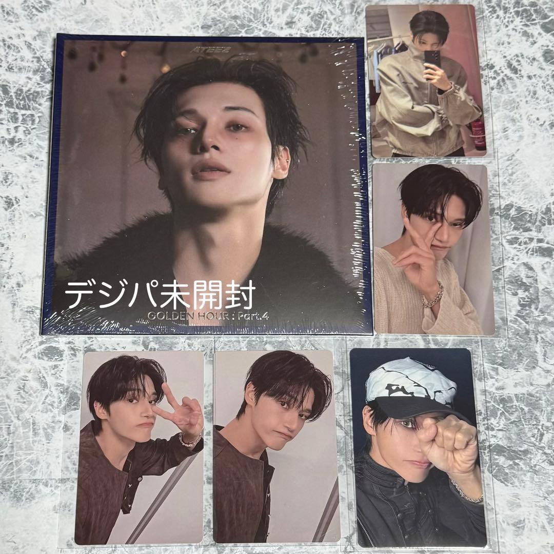 ATEEZ GOLDEN HOUR:Part.4 デジパック ウヨン トレカ - メルカリ