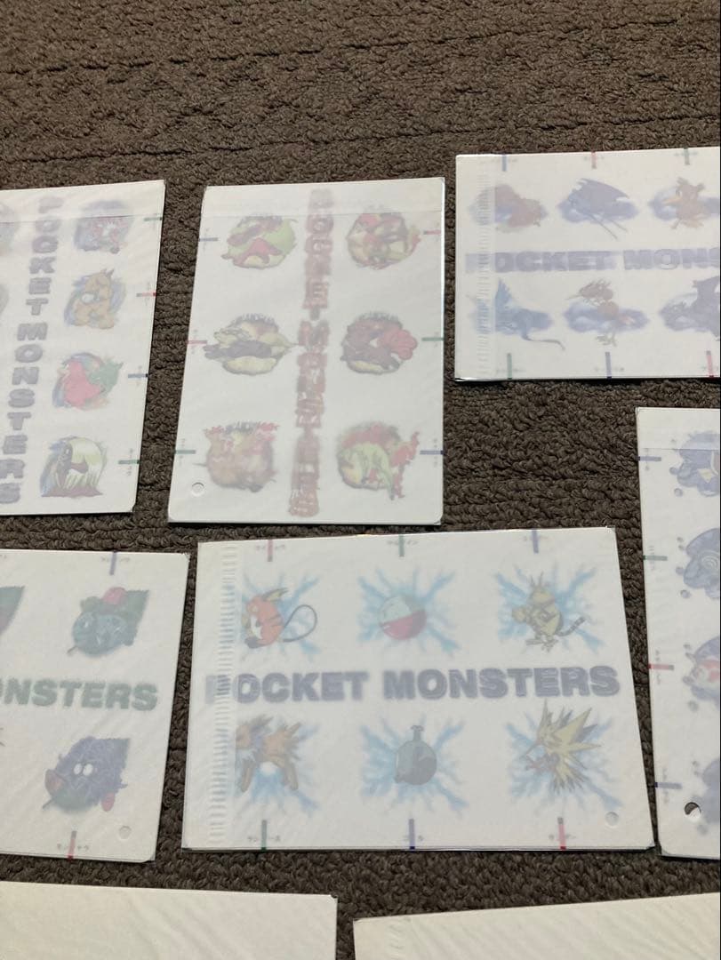 未開封】【非売品】ポケモン 下敷き バンプレスト ミュウ ピカチュウ