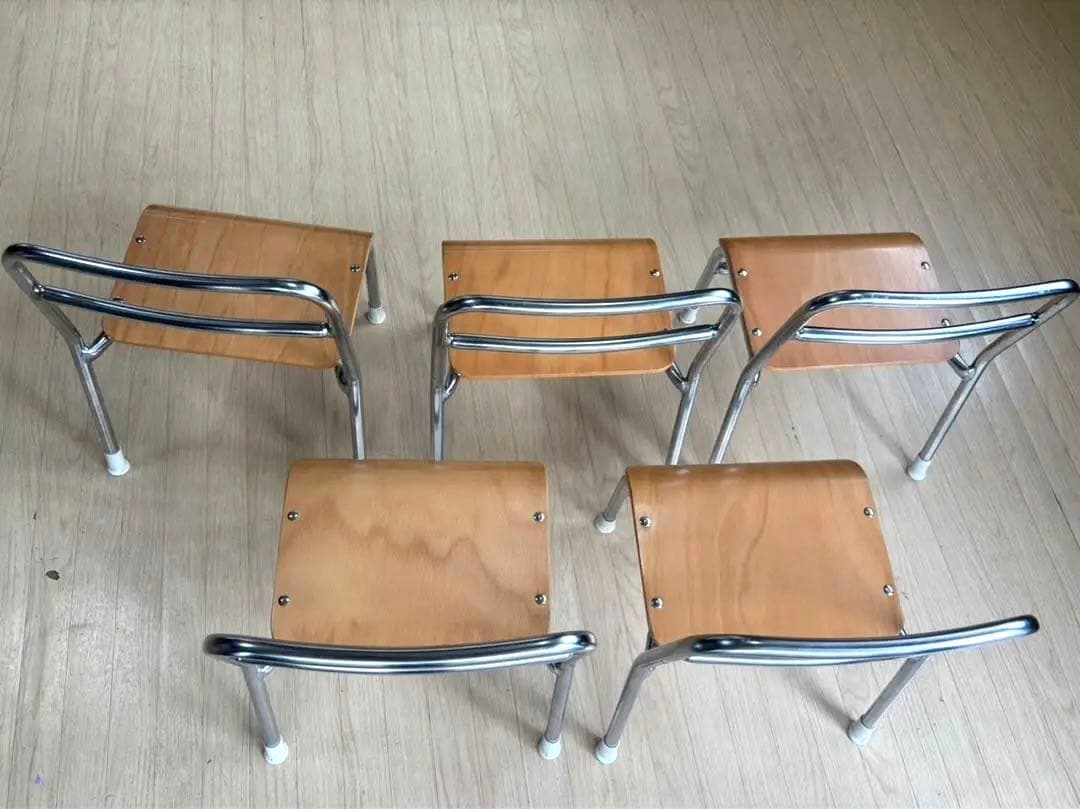 園児用 椅子 5脚セット 幼児 パイプ椅子② - メルカリ