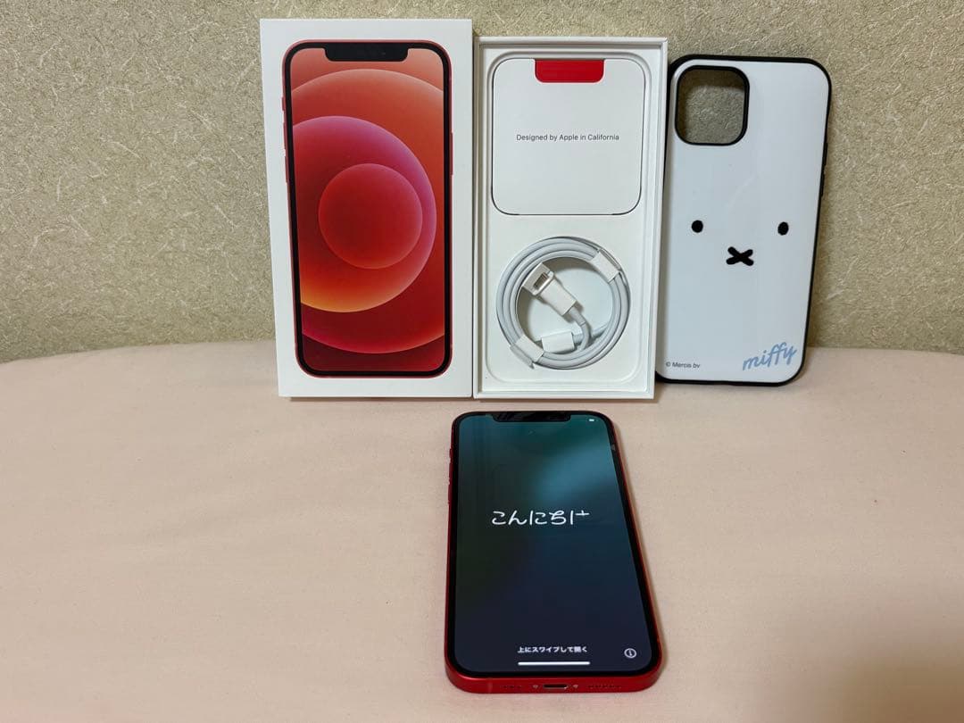 Apple iPhone 12 PRODUCT(RED) 本体とカバー