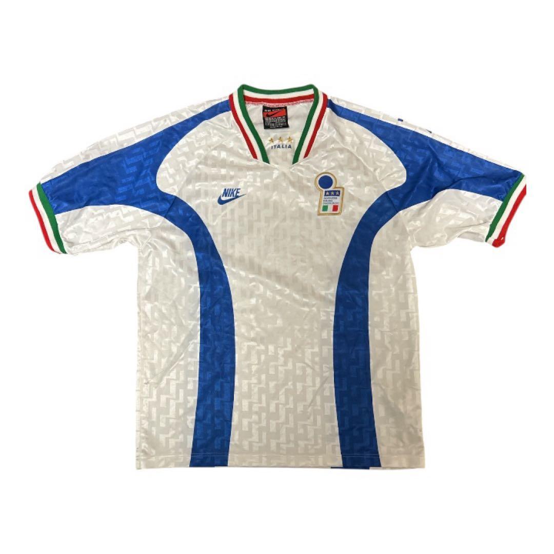 【希少】イタリア代表 1996-97 NIKEトレーニングウェア EURO96 1996-97 Italy Nike Training Shirt - 5/10 - (L)