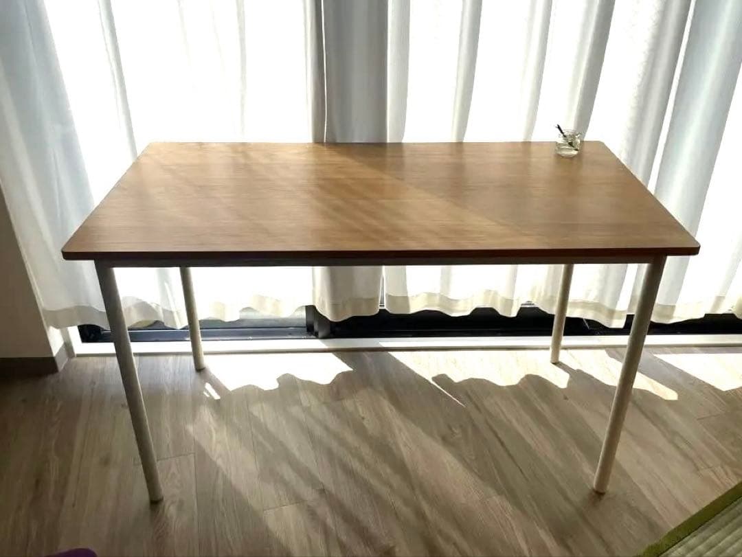 無印良品のシステムデスク⭐︎オーク材・スチール脚（DK120-600K