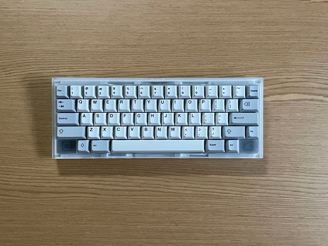 Qwertykeys QK60 R2 HHKB Clear&IceWhite - メルカリ