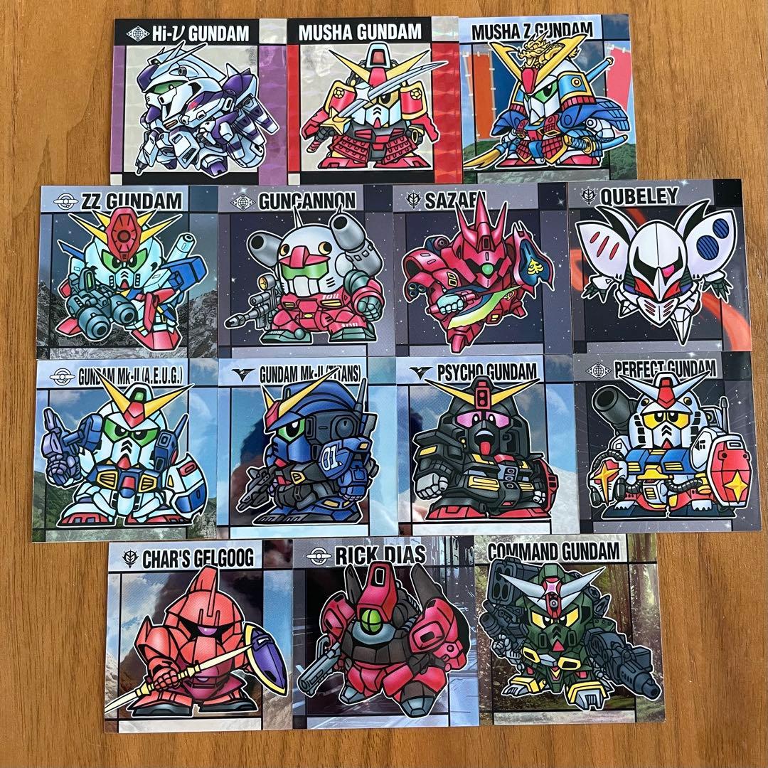 元祖SDガンダムスナック 14種セット レア2枚入り バラ売り不可 - メルカリ