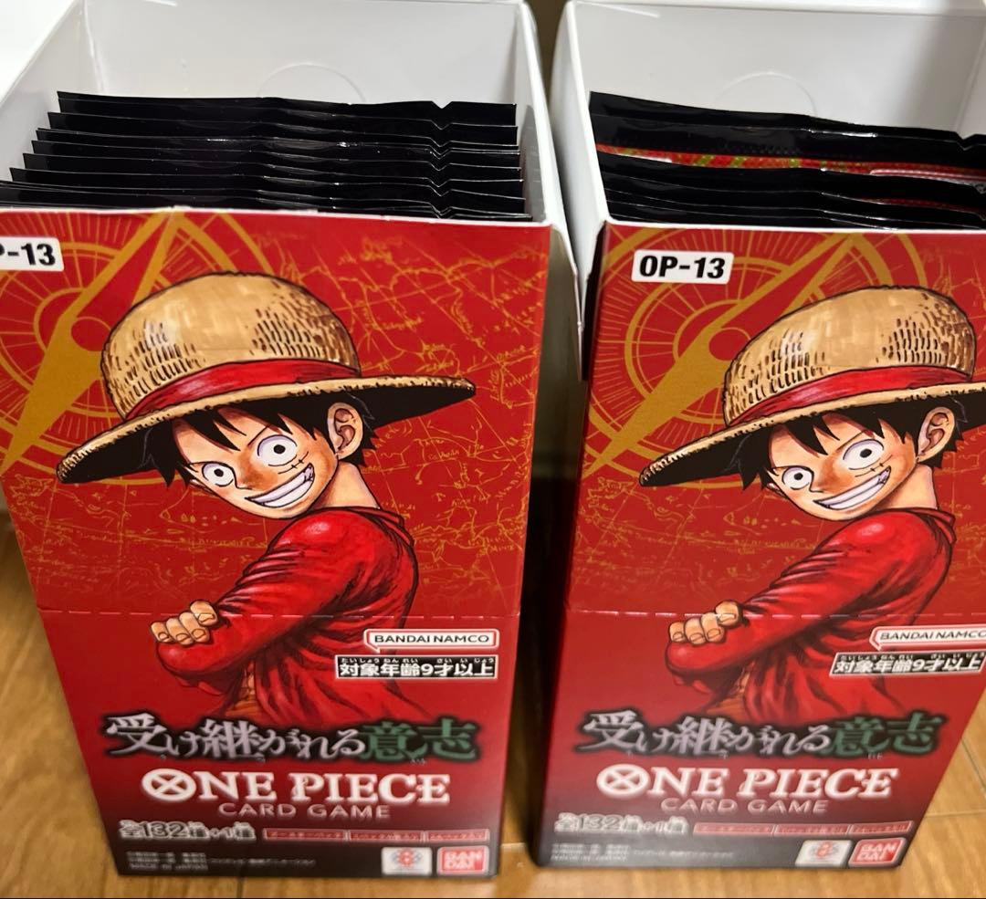 受け継がれる意志 未開封 サーチ済みパック 40P ワンピースカード