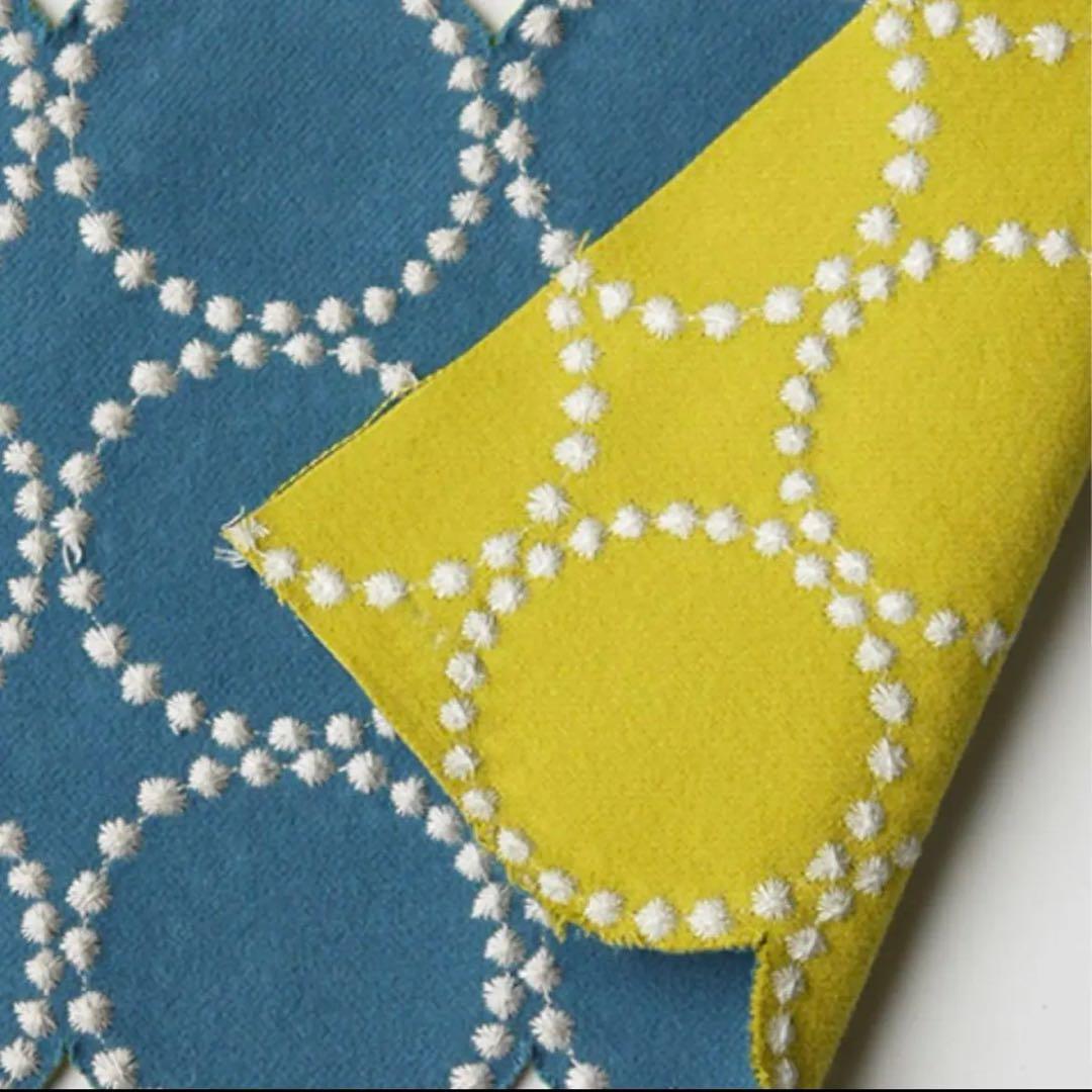 ミナペルホネン スツール タンバリン 折りたたみ 【ブルー/イエロー