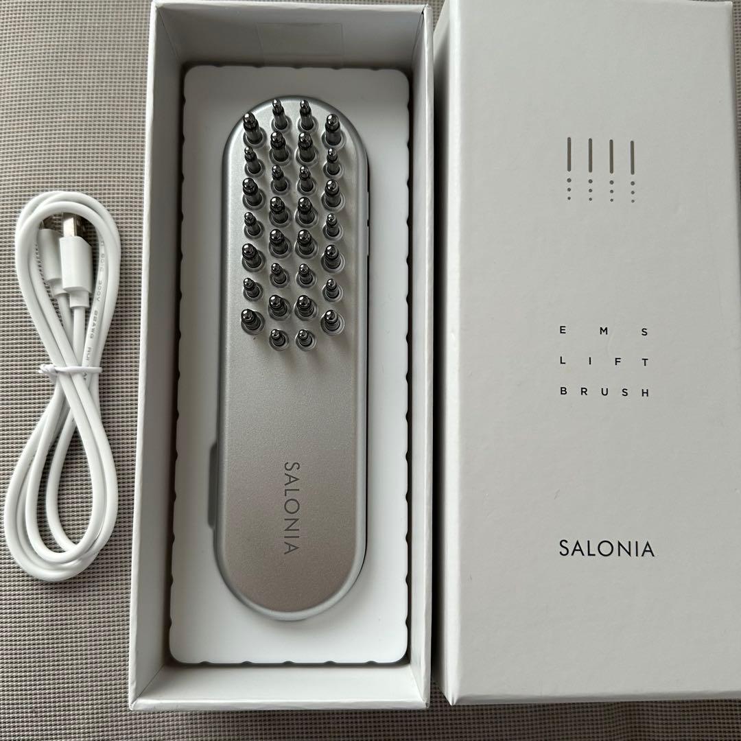 美品】サロニア SALONIA EMS LIFT Brush 美顔器 - メルカリ