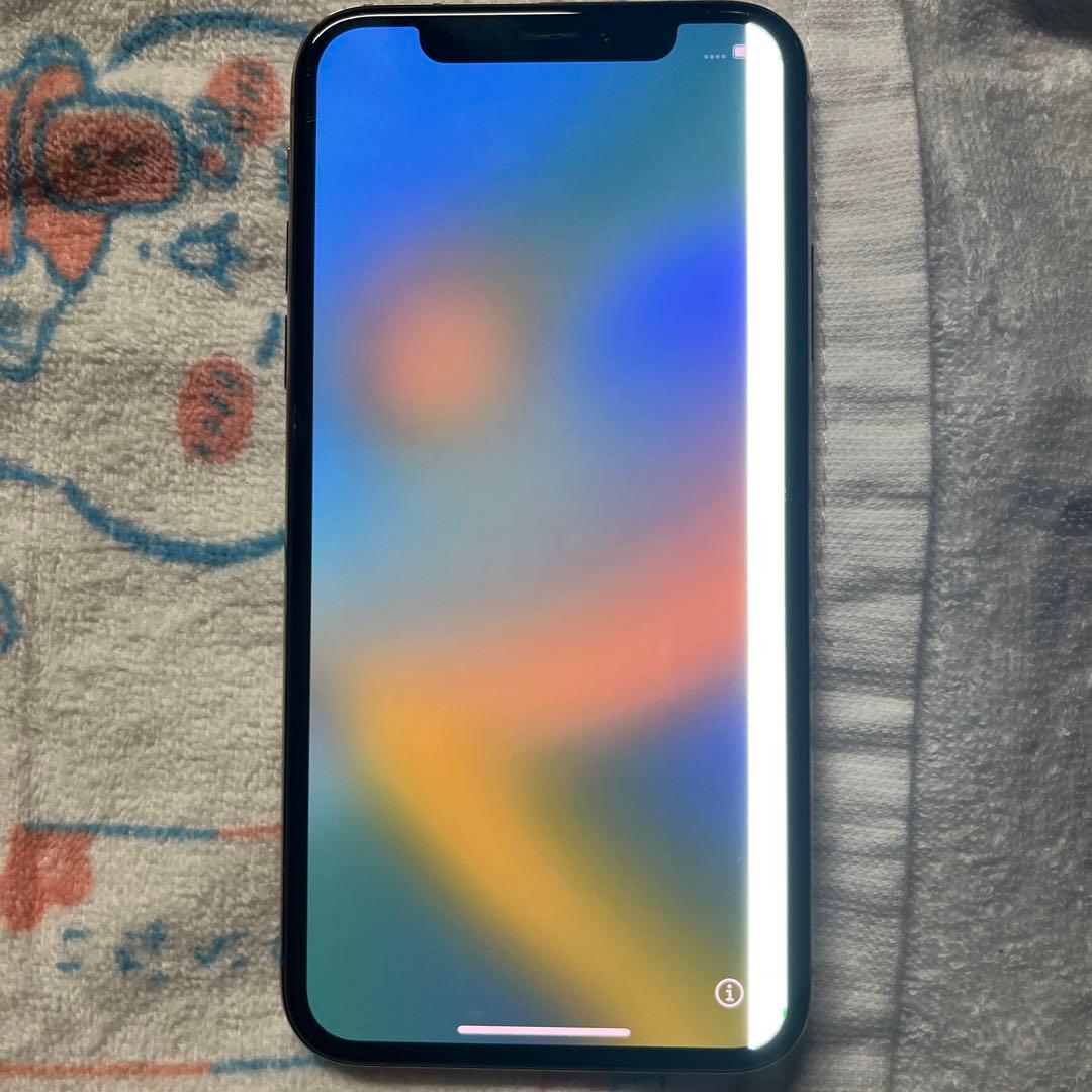 iPhone X ジャンク 背面割れ 起動OK - メルカリ