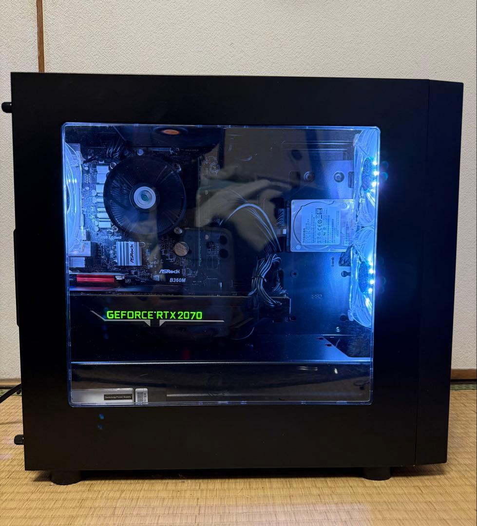ゲーミングPC i7 8700k rtx 2070 メモリ 16gb 確認済み - メルカリ