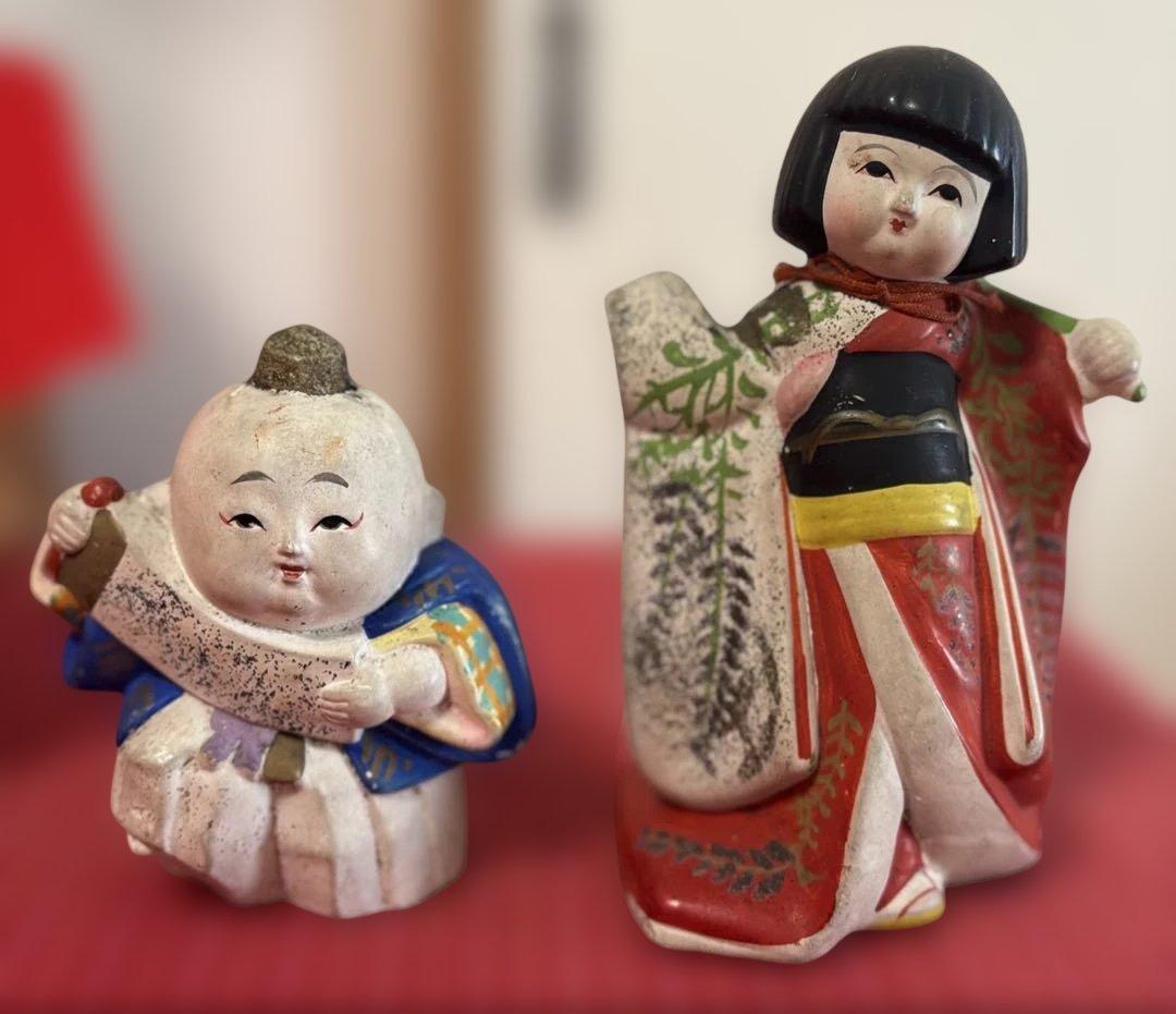 60年以上前のお雛様二段飾り - メルカリ