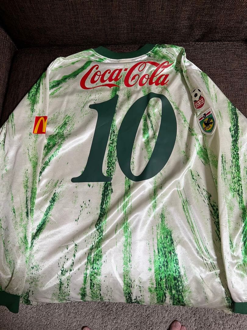 1993/94 読売ヴェルディ川崎ユニフォーム 10番 ※複数選手のサイン入り