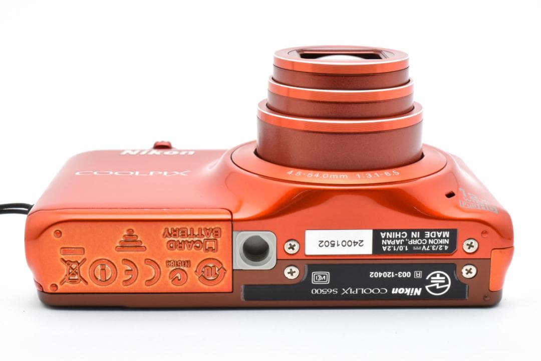 極美品】Nikon COOLPIX S6500 オレンジ 動作確認済