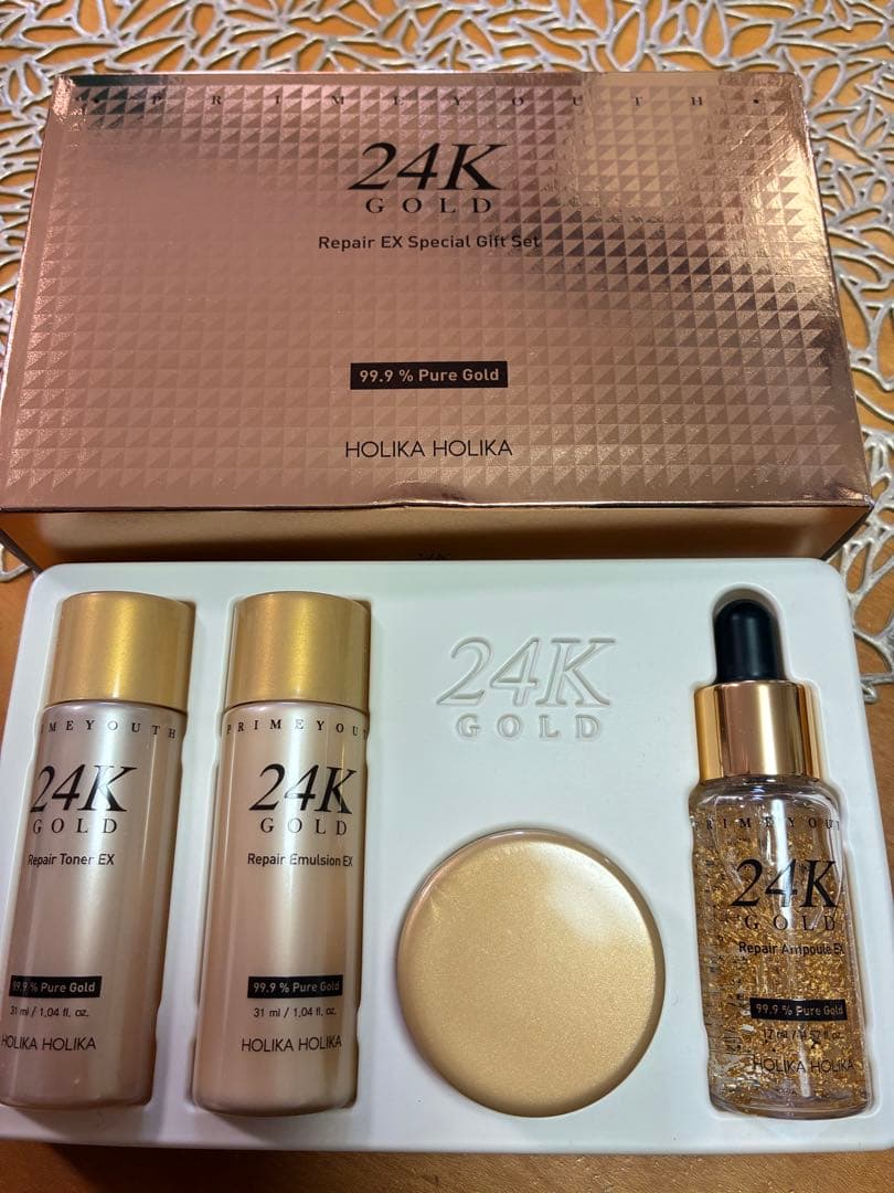 HOLIKA HOLIKA 24K GOLD トライアルセット - メルカリ