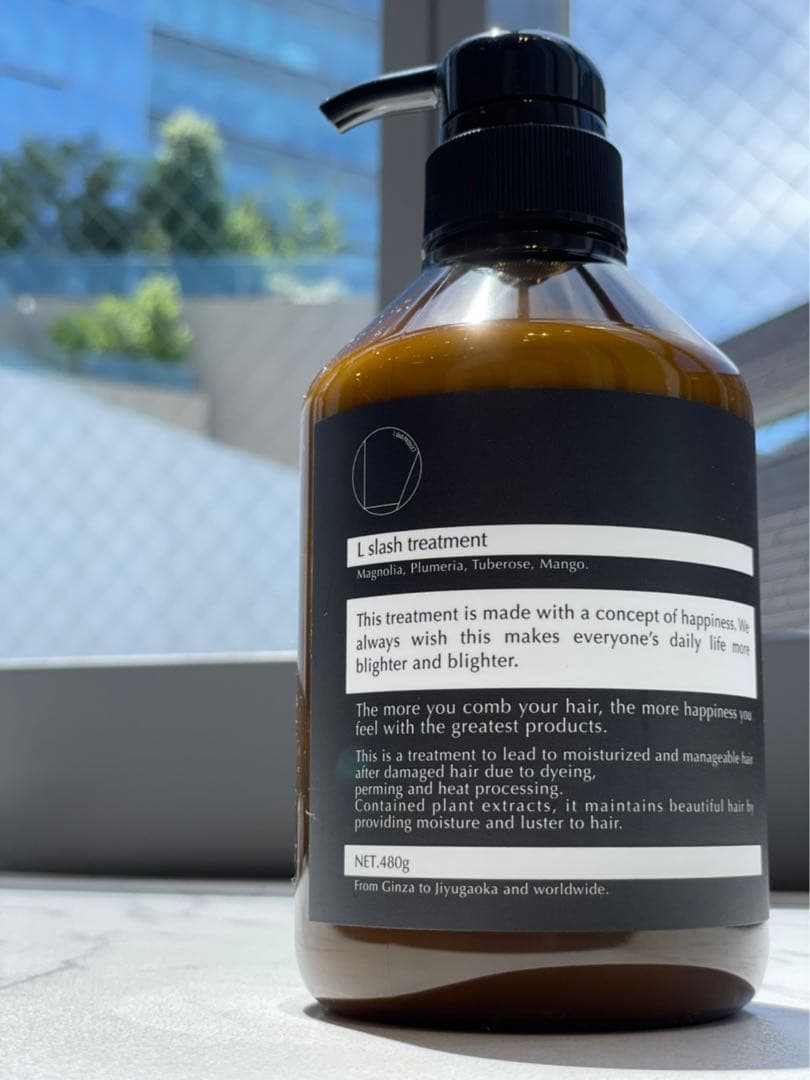 6本セット！お得セット L/（エルスラッシュ）トリートメント480g□