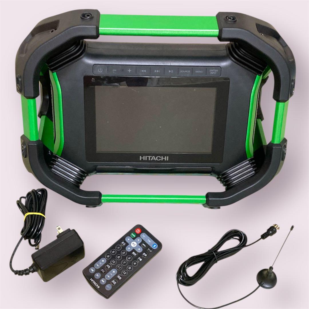 美品】日立 UR18DSML コードレスラジオ付テレビ 18V 付属品有 - メルカリ