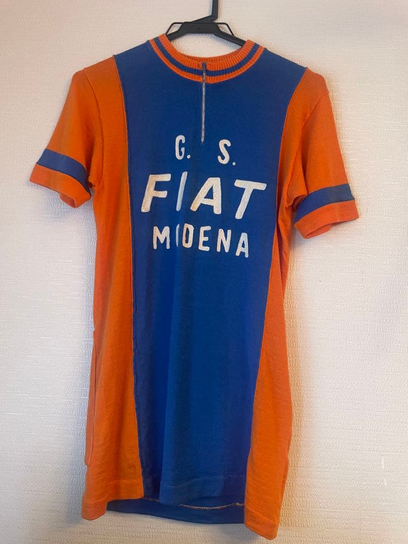 Fiat Modena ヴィンテージ　サイクルジャージ　フィアット モデナ Fiat Modena ヴィンテージ サイクルジャージ フィアット モデナ - メルカリ