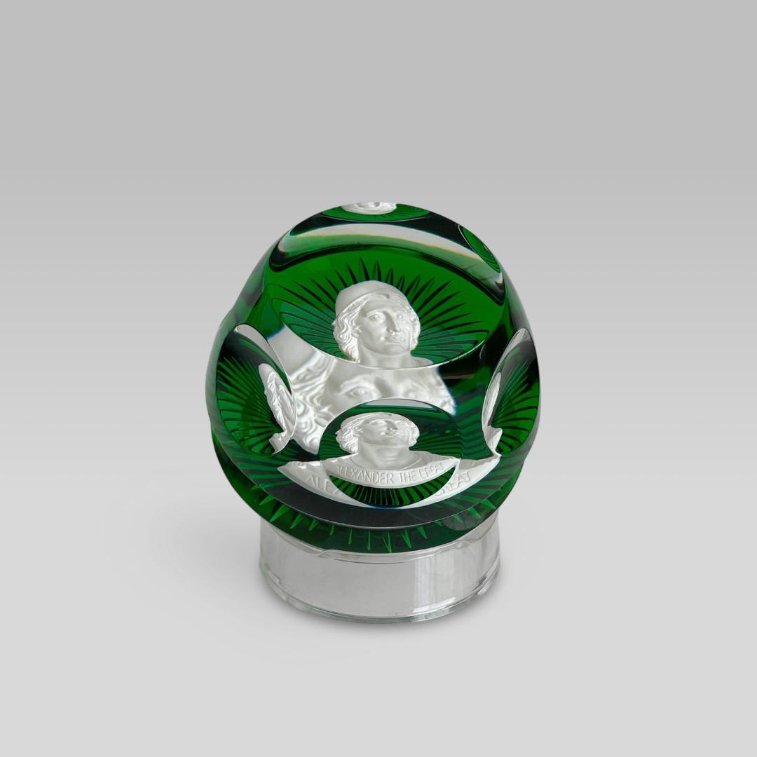 70s フランス製【バカラ × フランクリンミント】クリスタル ペーパー