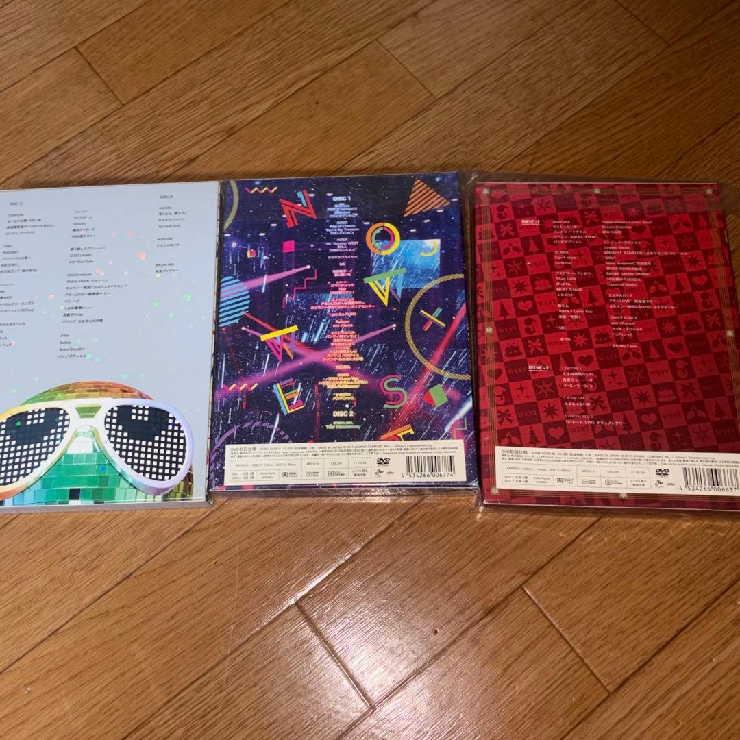 ジャニーズWEST ライブDVD 3枚セット - メルカリ