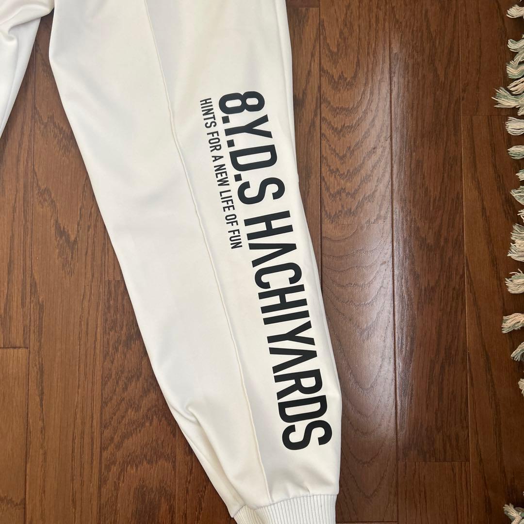 8YARDS メンズ ゴルフパンツ ホワイト ジョガーパンツ