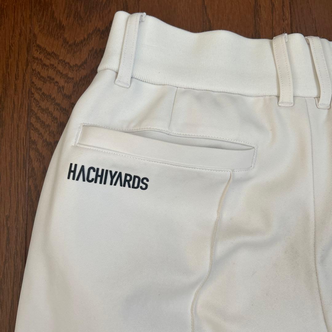 8YARDS メンズ ゴルフパンツ ホワイト ジョガーパンツ