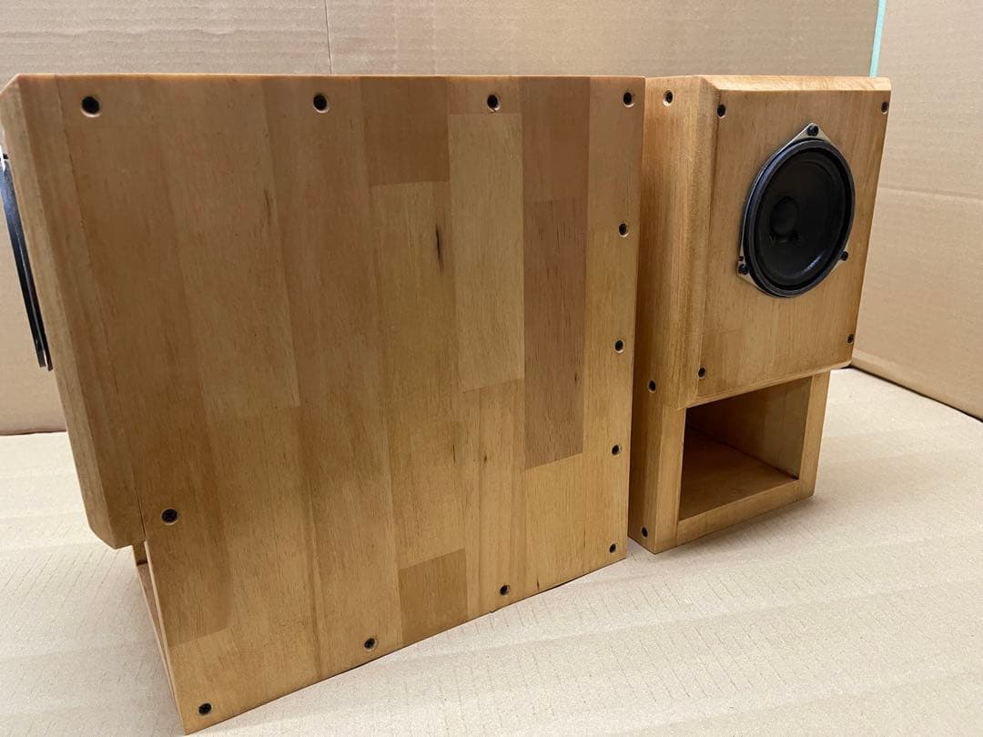 新品未使用✨️ バックロードホーン9.2cmユニット搭載自作スピーカー