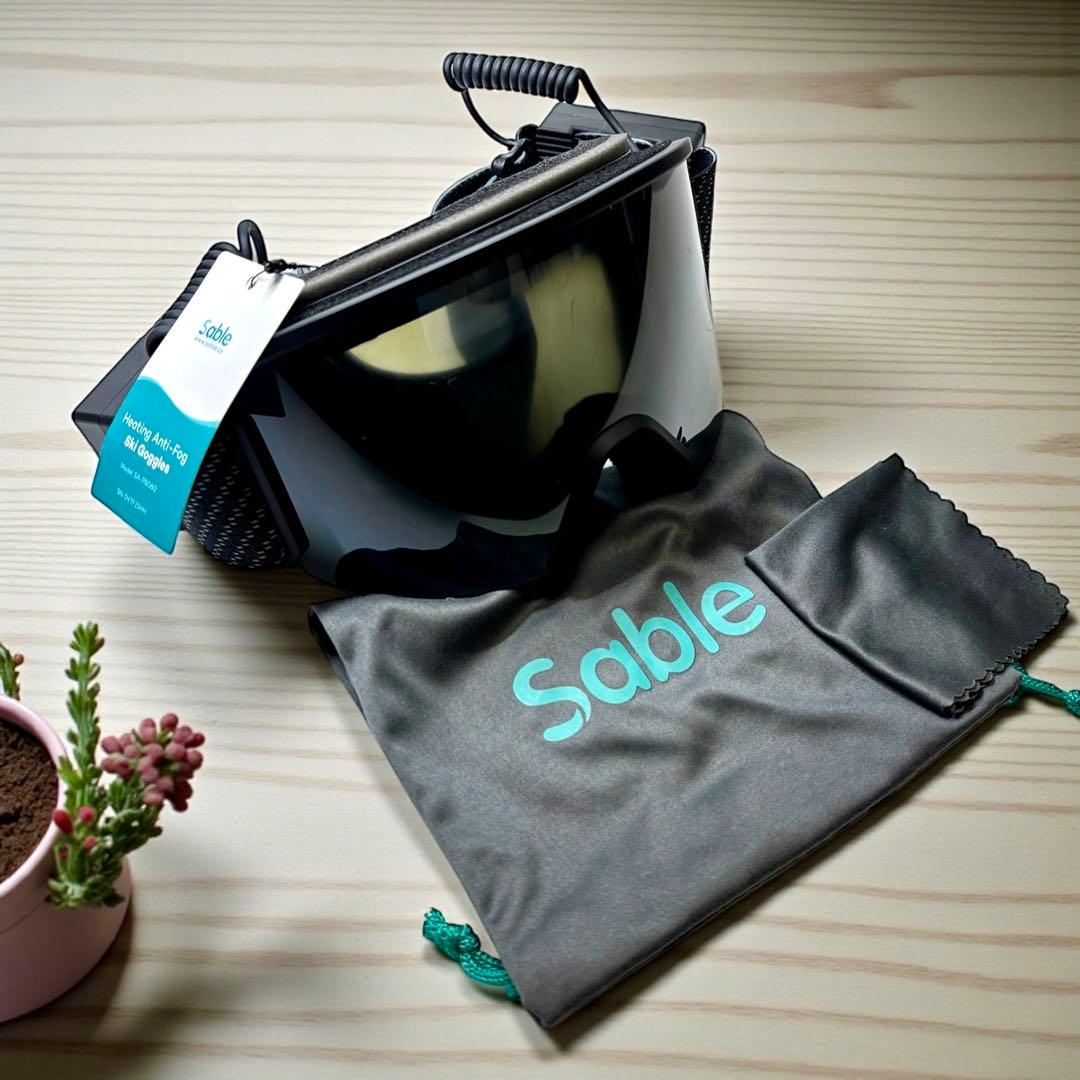 【ほぼ未使用】sable セーブル SA-PS060 電熱ゴーグル スキー Sable「SA-PS060」スキー、スノボゴーグルをレビュー。電熱入りで7,000