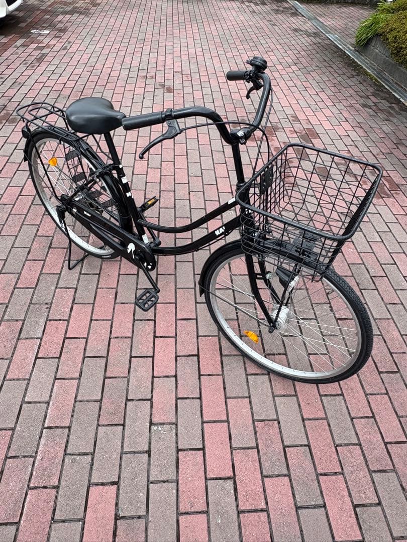 大型前籠付き、黒シティーサイクル(26㌅)関西圏なら？個人配達致します。(