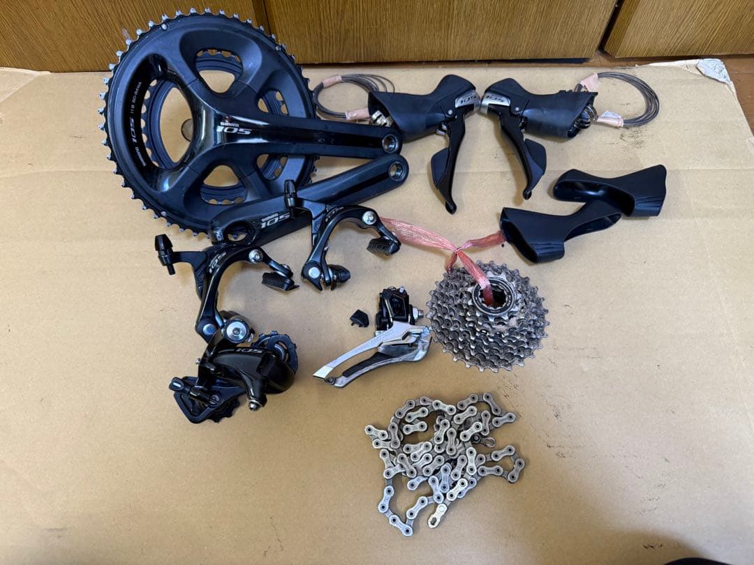 シマノ 105 5800 グループセット　デュラエース　新品ブラケットカバー シマノ（SHIMANO） ブラケットカバー ST-6800/5800/4700/4703 ブラック