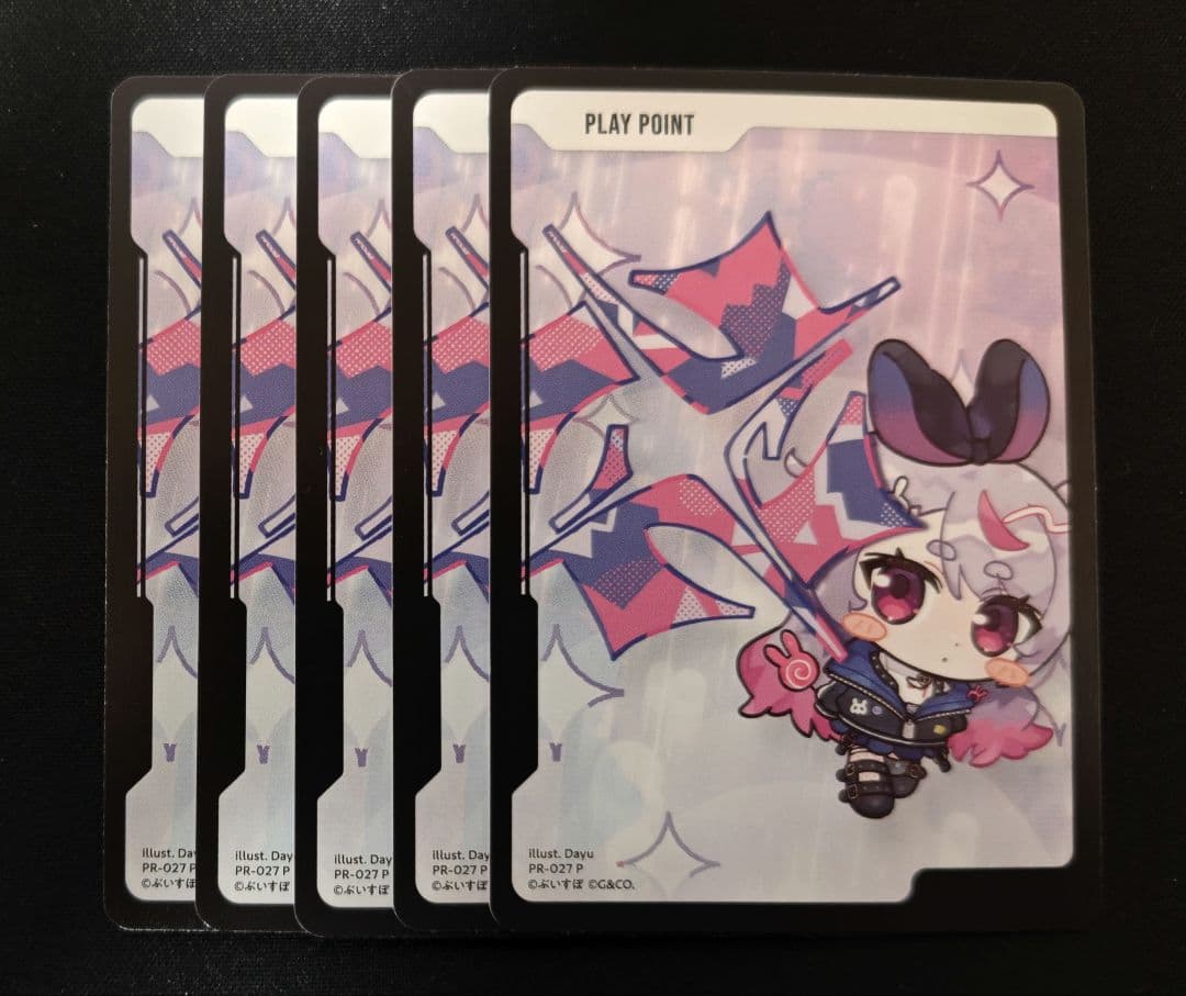XrossStars プレイポイント 兎咲ミミ プロモ 5枚セット クロスタ
