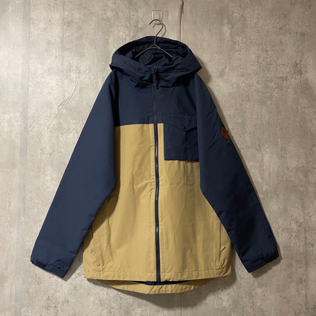 BURTONバートンスノーボードジャケットスキーウェアパーカー紺ネイビー