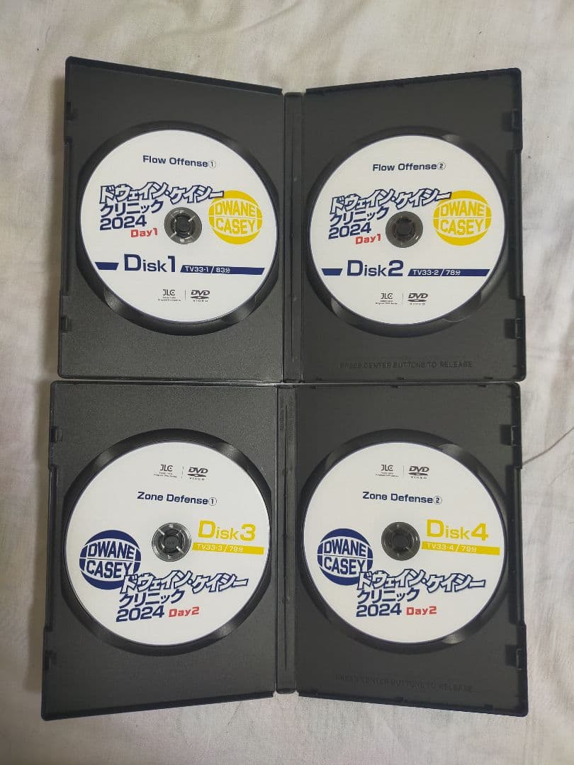 ドウェイン・ケイシー クリニック2024【DVD4枚組】TV33-S 値引き不可