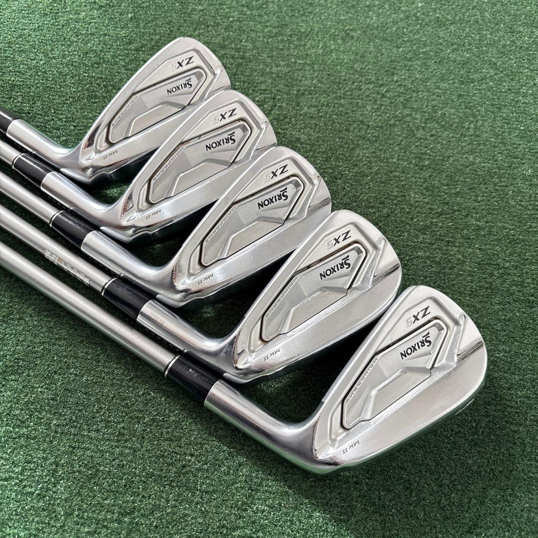 スリクソン ZX5 Mk2 Diamana ZX-Ⅱ アイアンセットFlex:S アイアン 6本セット SRIXON スリクソン ZX5 Mk II アイアン ＃5～9、PW