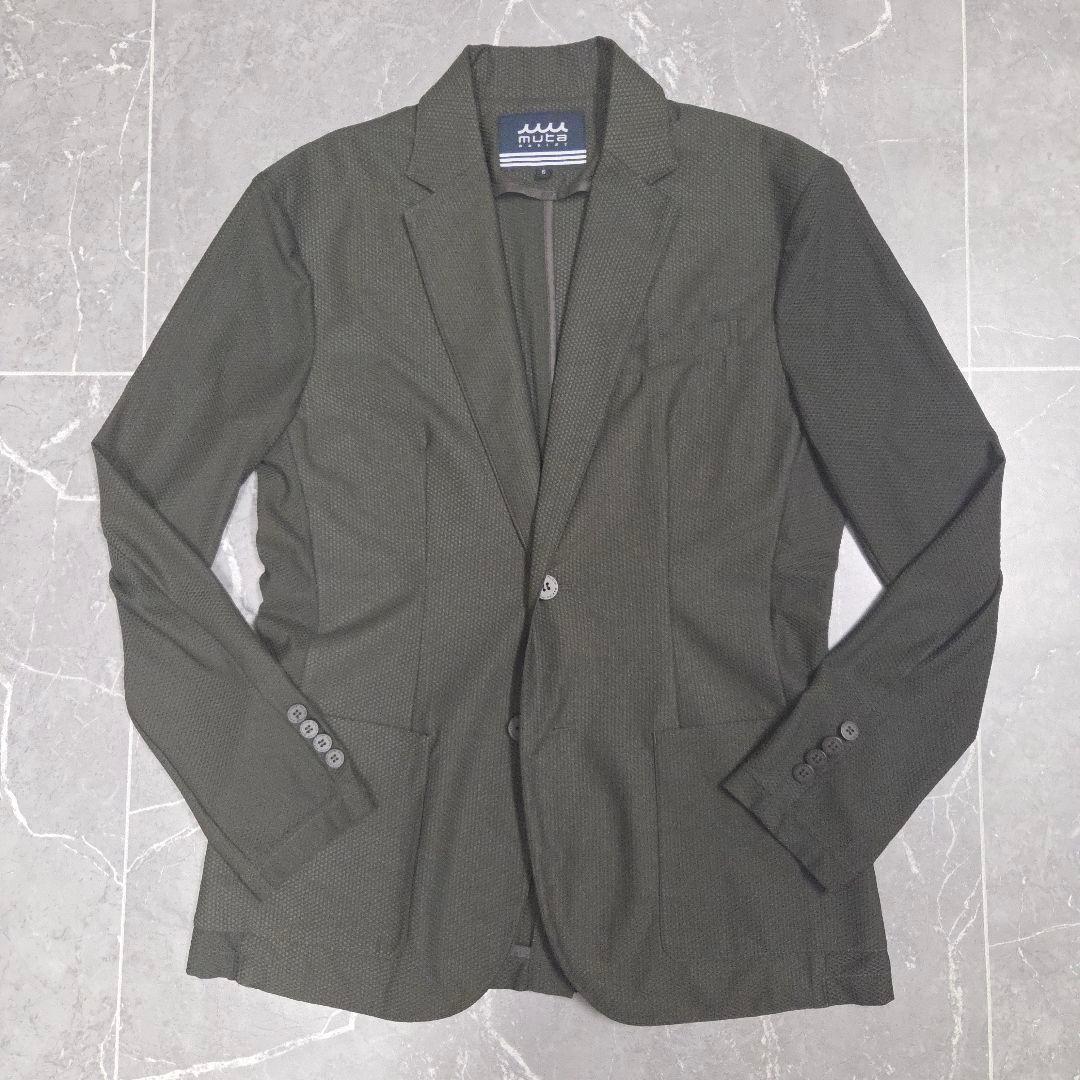 美品 Muta MARINE 高機能パンチング メッシュジャケット 6 カーキ