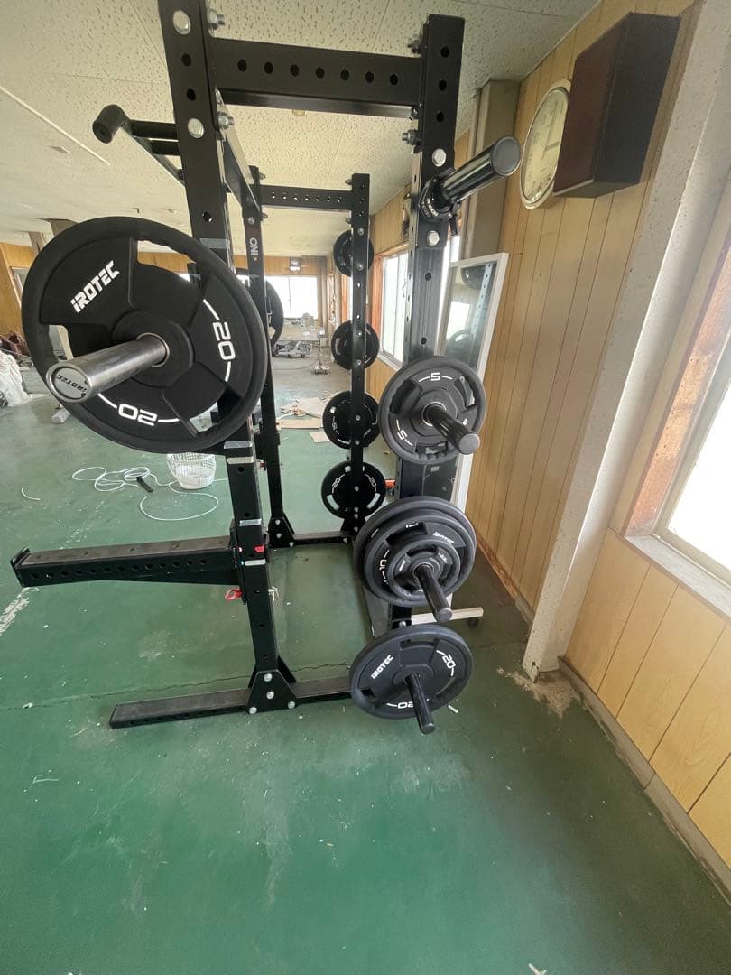 値下げ不可アイロテックウレタンプレート、174kセット アイアンプレート10kg(2枚) IROTEC (アイロテック)