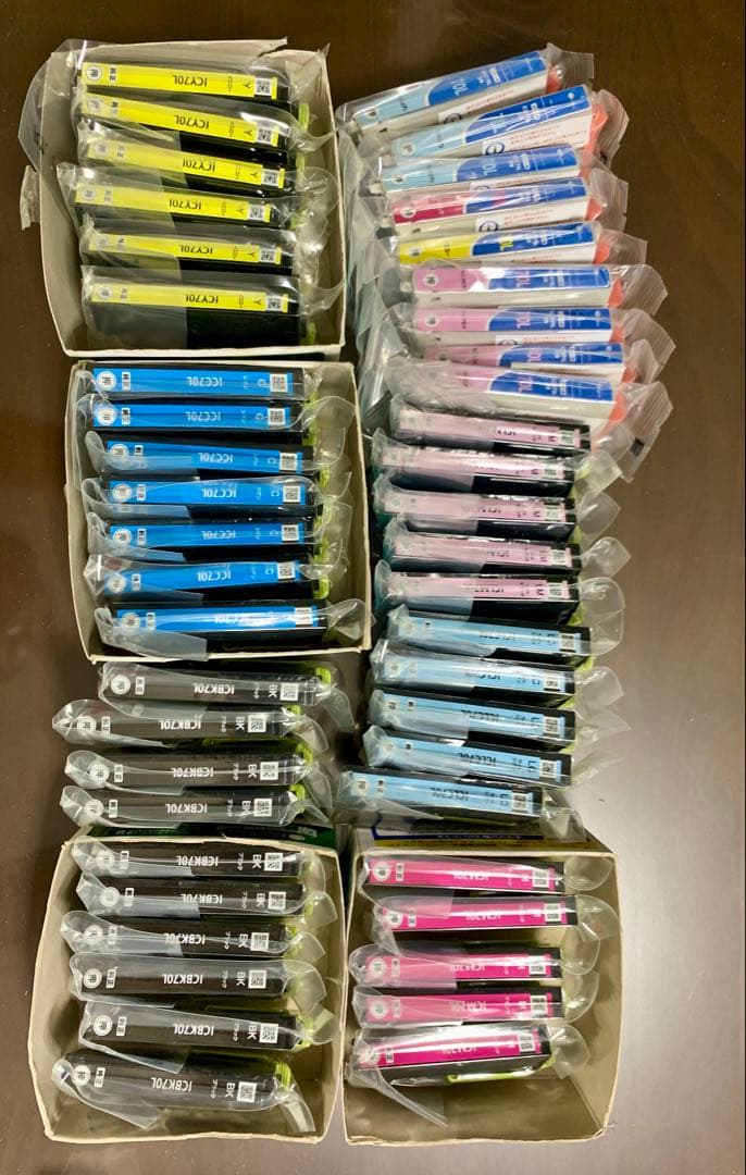 EPSON ICL70L詰め替えインク セット 47個【送料込み】 Amazon.co.jp: エプソン 純正 インクカートリッジ さくらんぼ ICLM70L