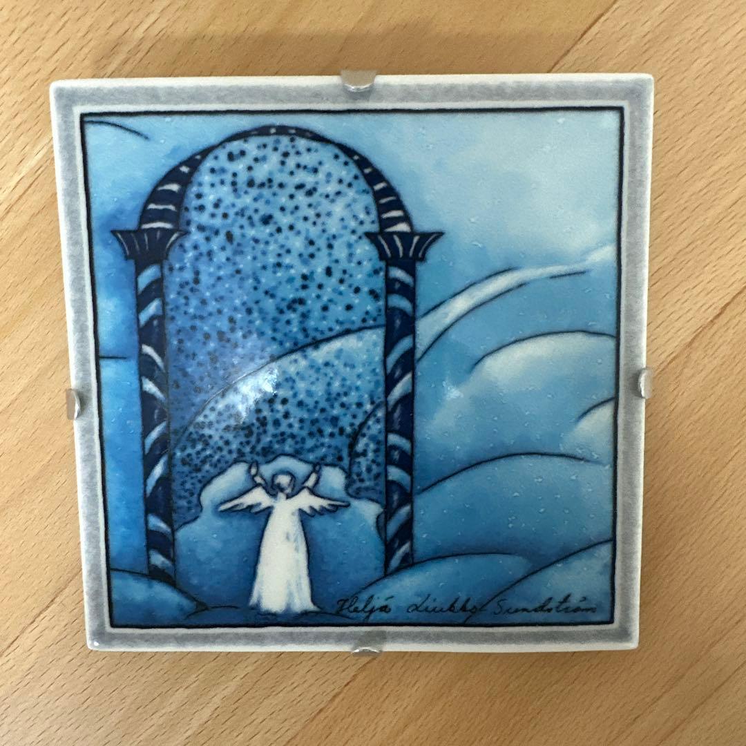 美品/ヘルヤ作品】天使の陶版 リウッコ 北欧 リサラーソンscope好きに