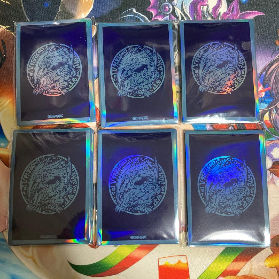 遊戯王 サテライトショップ配布限定 ブルーアイズ スリーブ6点 90枚