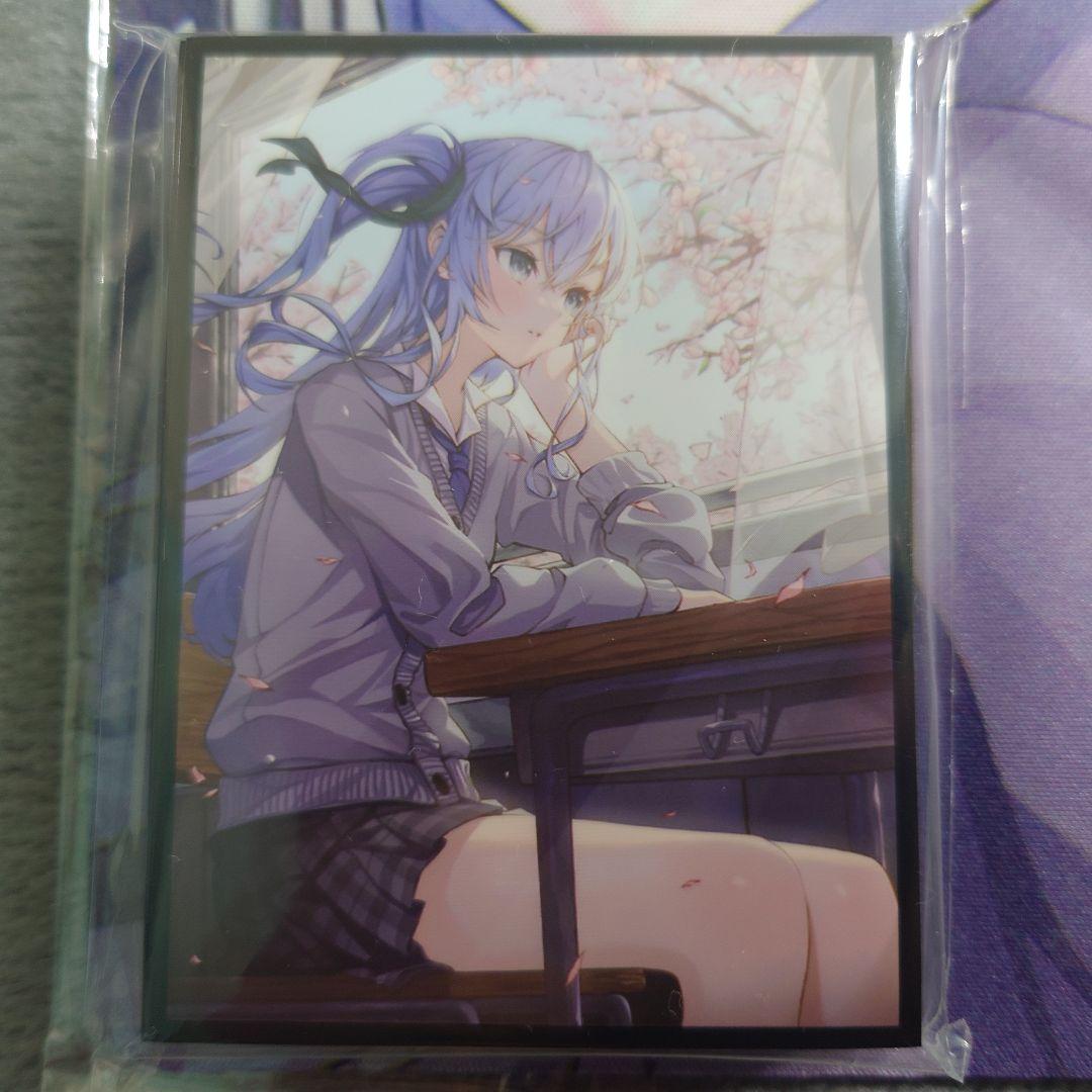 α1 ホロライブ 制服&桜&教室 星街すいせい スリーブ&プレイマット