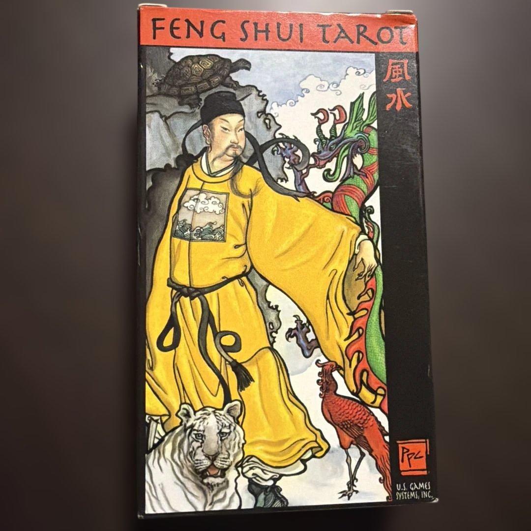 Feng Shui Tarot 78枚セット English edition Tarot Cards Deck Set, 78 Classic Tarot Cards for Beginners