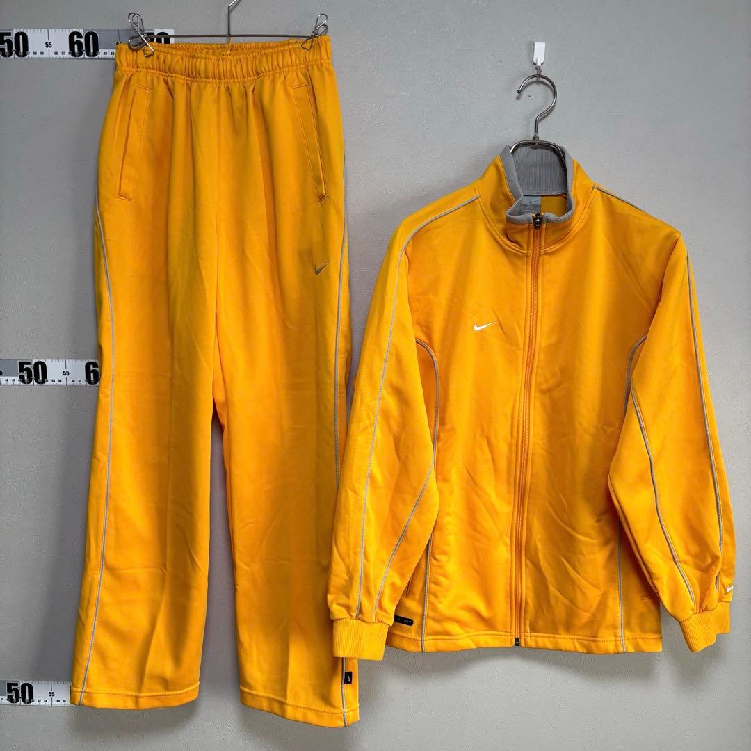 上下セット 黄色 ナイキ NIKE ジャージ セットアップ S イエロー