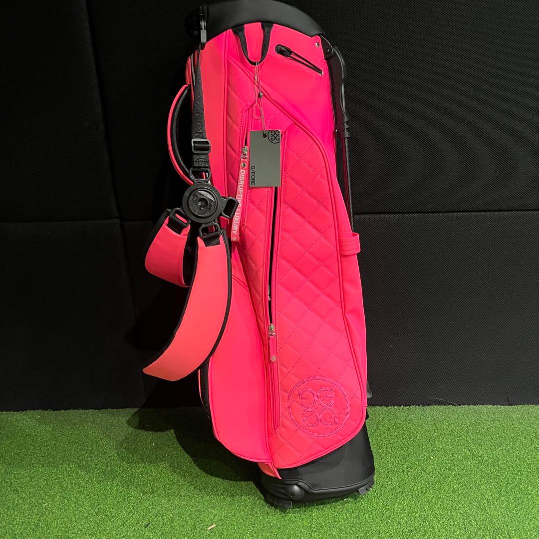 訳アリ】VESSEL×G/FORE 別注ピンク キャディバッグ